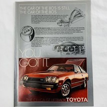 Vintage 1979 Toyota Celica GT Liftback Magazine Print Ad Full Color 8&quot; x 10&quot; - £5.20 GBP