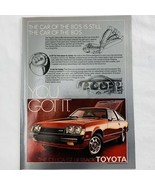 Vintage 1979 Toyota Celica GT Liftback Magazine Print Ad Full Color 8&quot; x... - $123.51 MXN
