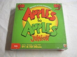Apples To Apples Junior Game Brand New 2007 Mattel #N1387 - $12.99