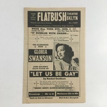 1943 Flatbush Theatre Bklyn Present George Abbott&#39;s Room Service by John... - £15.12 GBP