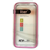 Vser Premium Plastic Bumper Frame Case for Apple iPhone 4S/4G Pink - £1.96 GBP