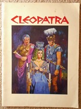 Cleopatra Original 1963 Movie Program Elizabeth Taylor Richard Burton Spectacle - £15.65 GBP