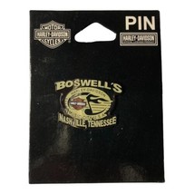 Harley Davidson Motorcycle Jacket Hat Vest Pin Boswell’s Nashville, Tenn... - $23.36