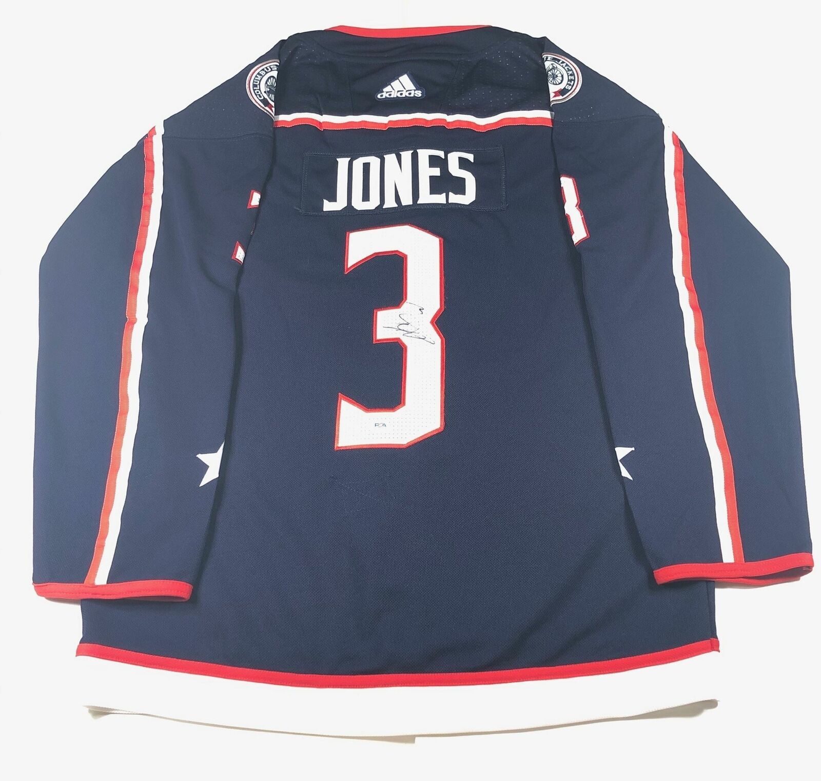 Primary image for Seth Jones Signed Jersey PSA/DNA Columbus Blue Jackets Autographed