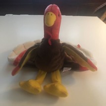 Ty Beanie Baby - GOBBLES the Turkey Stuffed Animal Thanksgiving Holiday ... - £6.93 GBP
