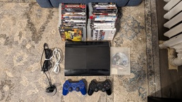 PlayStation 3 Bundle 24 Games 2 controllers - $195.00
