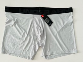 Under Armour 1332663 Tech 6-inch Boxerjock Underwear Light Grey ( 4XL ) - $69.27