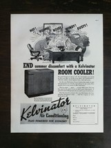 Vintage 1937 Kelvinator Air Conditioning Full Page Original Ad 324 - $6.92