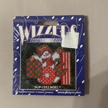 Janlynn Wizzers Counted Cross Stitch Ornament Snowman NOEL SGP-1352 - £5.31 GBP