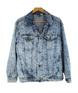 L Vintage Acid Stone Wash Oklahoma American Jeaning Denim Jean Jacket 19... - $54.13 CAD