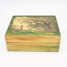 Vintage Hand Painted Small Wood Jewelry Ring Box-
show original title

Origin... - £44.81 GBP