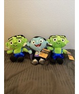 Dan Dee Dracula Vampire Frankenstein 8&quot; Plush Stuffed Animal Toy Hallowe... - $9.19