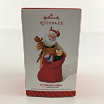 Hallmark Keepsake Christmas Ornament Toymaker Santa 15th Anniversary New 2014 - £39.47 GBP