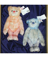 Steiff Hello 2000 Good Bye 1999 Mohair Teddy Bear Boxed Set Rare NIB Lim... - £216.40 GBP