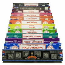 Satya Nag Champa AGARBATTI Assorted Mixed Fragrance Masala Incense Sticks 180g - £14.63 GBP