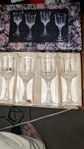 Toscany Classic Set of 4 Brighton Water Goblets 24% Full Lead Crystal 6 oz - $37.61