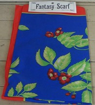Beautiful Colorful NEW WITH TAGS 100% Nylon Woman&#39;s Fantasy Scarf, NEW - £3.87 GBP