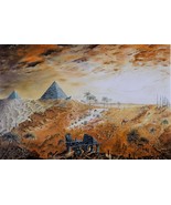 17.5x12 Giclee Print Signed, Eternity the Pyramids of Egypt Richard Barham - $40.62 CAD