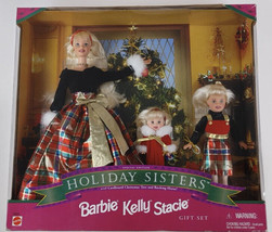 1998 Vintage Holiday Sisters Barbie, Kelly, Stacie #19809 New In Box - £30.79 GBP