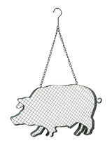 Metal and Mesh Wire Hanging Pig Farmhouse Decor - £16.58 GBP