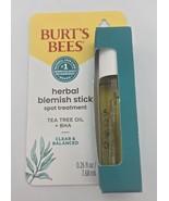 Burts Bees Herbal Blemish Stick Acne Treatment 0.26 fl oz Natural Spot T... - $204.10 MXN