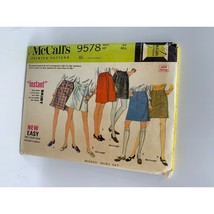 McCall&#39;s Misses Skirt Sewing Pattern Waist 24 9578 - uncut - £11.08 GBP