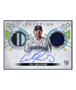 2022 Cal Raleigh - Topps Inception Autograph Relic Rookie RC MLB Redempt... - $221.14 MXN