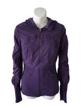 Lululemon Women&#39;s Reversible Dance Studio Jacket Hoodie Full Zip Purple 8 - £66.19 GBP