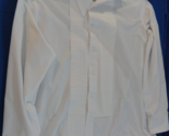 CHAPLIN EASY FIT FORMAL WEAR TUXEDO WHITE PLEATED DRESS SHIRT SIZE L 34-35 - £19.77 GBP