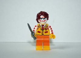 Minifigure Joker Ronald McDonald Batman Custom Toy - £3.83 GBP