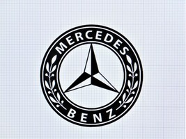 Mer-cedes Be-nz Die Cut Vinyl Indoor Outdoor Decal Sticker-5&quot; - £3.93 GBP+