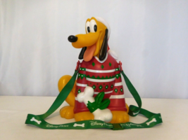 Disneyland 2018 Holiday Red Christmas Sweater Pluto Popcorn Bucket LIMIT... - $18.81