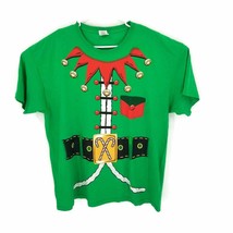 Dec 25th Elf Costume S/S Christmas Holiday Tshirt 100% Cotton Mens or Womens XL - £9.88 GBP