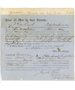 US Civil War bounty pay certificite Leach Wisconsin 1862 original epheme... - $62.04 CAD