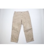 Vintage Y2K Gap Mens 35x28 Distressed Loose Fit Wide Leg Corduroy Pants ... - $908.65 MXN