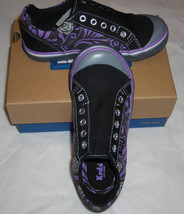 Keds NIB Girls Zoe So Laceless Black &amp; Purple Tennis Shoes 7 M KT32029 1... - $35.00