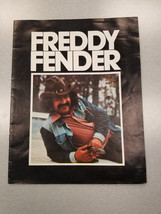 FREDDY FENDER - 1977 CONCERT TOUR PROGRAM BOOK PROGRAM WITH TICKET STUB - £11.76 GBP