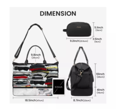 Gym Bag for Women LOVEVOOK Travel Duffel Bag with USB Charging Port,Weekender image 5