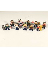 Vintage Hershey&#39;s Chocolate Figures Lot of 10 Hershkins Nicholas Gish - £74.90 GBP