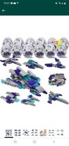 JOYIN 12 Pcs Pre Filled Easter Eggs with Space Toys Building Blocks for  - £14.76 GBP
