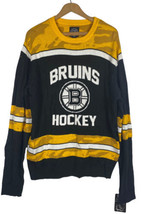 Boston Bruins Hockey Sweater Size Large NEW NHL Mens Pullover Black Yellow NHL - £24.88 GBP