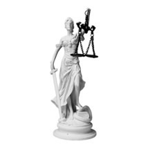 Themis Greek Roman Blind Justice Law Goddess Statue Sculpture 8.26 in - £36.54 GBP