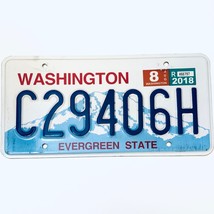 2018 United States Washington Evergreen State Passenger License Plate C29406H - £12.65 GBP