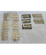11 DIY Sets Gold Plastic Clock Roman Numerals Repair Replacement Parts - €14,63 EUR