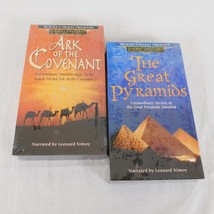 Lot of 2 Ancient Mysteries Leonard Nimoy VHS Ark of Covenant The Great Pyramids - £3.90 GBP
