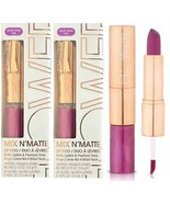 Lot of 2 Flower Beauty Mix N’ Matte Lip Duo Full Coverage Matte LD5 VIOL... - $185.39 MXN