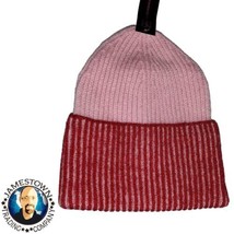 NOBO No Boundaries OSFM knit Hat Beanie Light Dark Pink Winter Gear One Size - £4.69 GBP