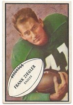 Frank Ziegler Philadelphia Eagles NFL Trading Card #89 Bowman 1953 EX VERY NICE - £11.54 GBP