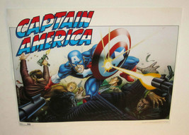 Captain America Poster From 1989  Marvel Comics  Vintage And Rare! - £32.12 GBP