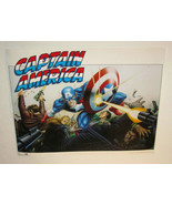 CAPTAIN AMERICA POSTER FROM 1989  MARVEL COMICS  VINTAGE AND RARE! - £31.37 GBP